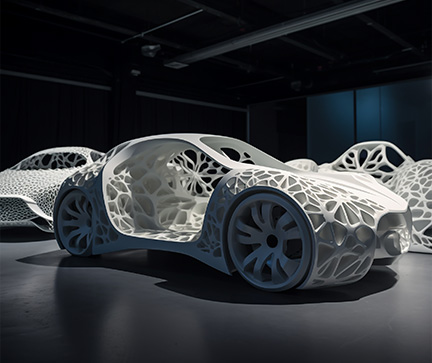 Rapid prototype parts produced by 3D printing and vacuum casting